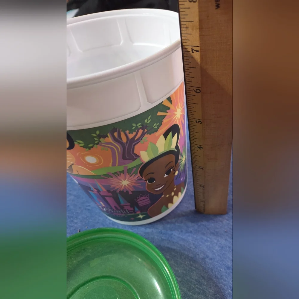 Walt Disney World Green Tiana Moana 2024 Popcorn Bucket - Picture 6 of 7